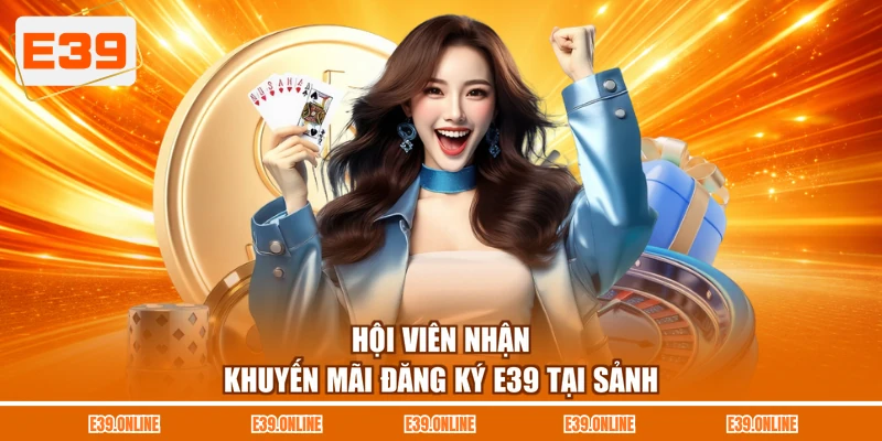 Hội viên nhận khuyến mãi đăng ký E39 tại sảnh